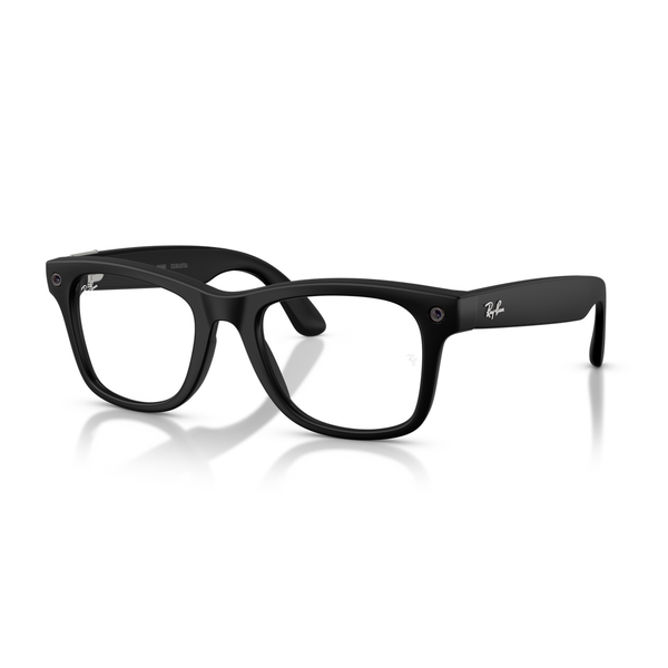 Умные очки Ray-Ban Meta Wayfarer (Gen 3) Matte Black / Transitions Clear to Green 50–53