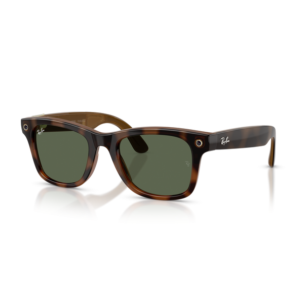 Умные очки Ray-Ban Meta Wayfarer (Gen 3) Havana / G15 Green 50–53