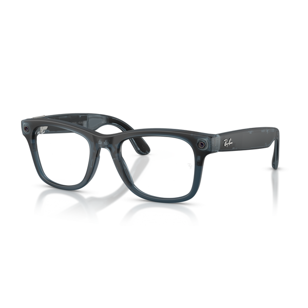 Умные очки Ray-Ban Meta Wayfarer (Gen 3) Transparent Ocean Blue / Transitions Clear to Gray 50–53