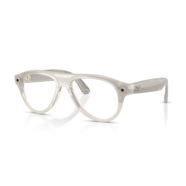 Умные очки Ray-Ban Meta Aviator (Gen 3) Limited Edition Milky Warm Beige / Transitions Brown 54
