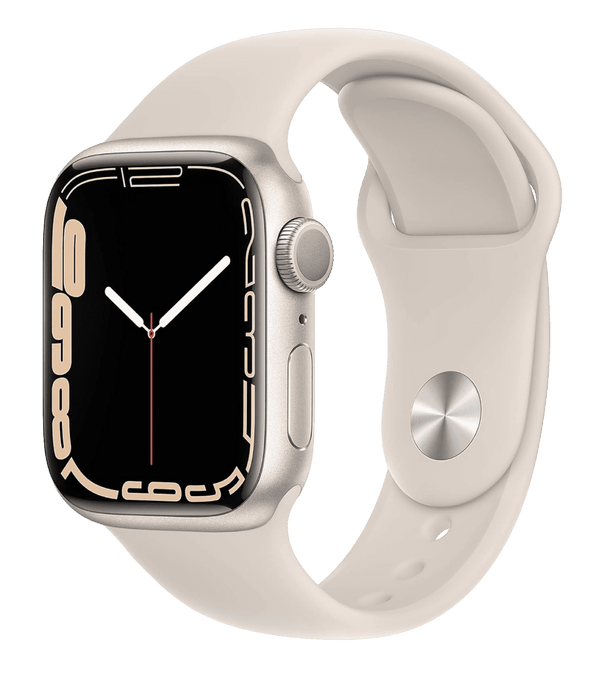 P/Y Apple Watch Series 7 Starlight Alyuminiy korpusi Starlight Sport Band 41MM
