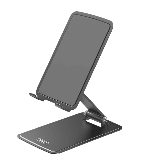 Avtomobil telefon ushlagichi XO-C135 Buklanadigan ish stoli telefon plansheti ushlagichi qora