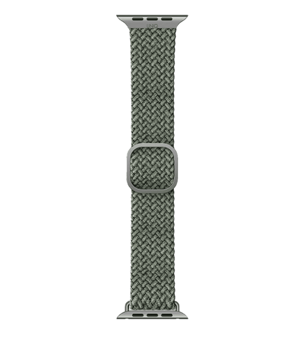 UNIQ Aspen sozlanishi, zanglamaydigan poʻlatdan yasalgan toʻqilgan tasma 42/44/45MM yashil