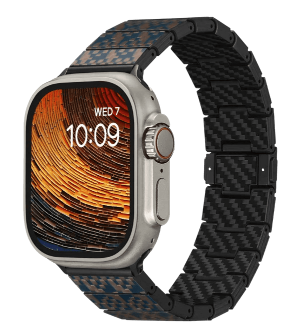 Tasma Pitaka Apple Watch Band Dreamland-Stairs Aramid Karbon tolasi
