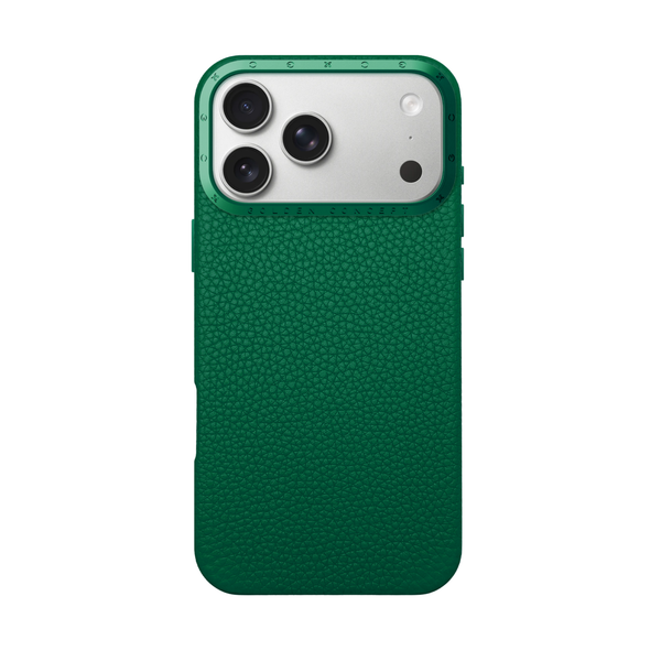 Чехол из натуральной кожи расцветки Evergreen от Golden Concept для iPhone 17 Pro Max