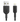 Lightning ulagichli Anker PowerLine 2 kabeli (qora)